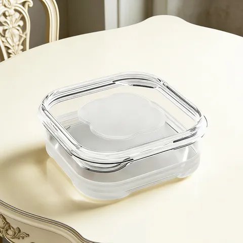 Transparente Kunststoff Kühlschrank Frischhaltedose Küche Lebensmittel Aufbewahrung Behälter Versiegelt Frische Box Für Gemüse Fleisch