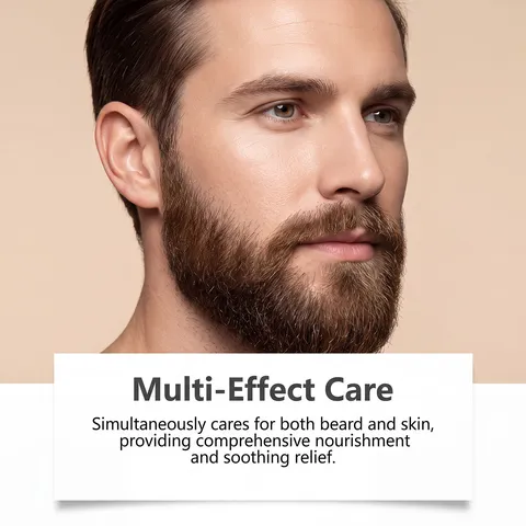 East Moon Men Beard Growth Oil Natural Botanical Extract Gentle Daily Facial Hair Nourishing Moisturizing Grooming Care