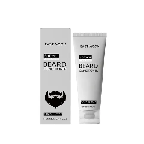 Men Beard Conditioner Shea Butter Moisturizing Softening Styling Cream For Daily Grooming Facial Hair Care