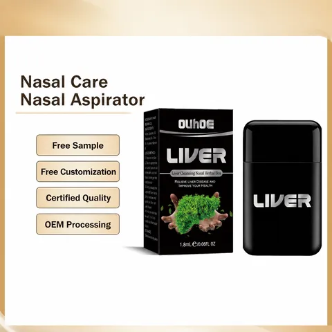 Scatola Inalatore Nasale di Erbe Portatile Bastone di Pulizia Nasale a Doppio Foro Formula Delicata Respiro Fresco Cura Personale