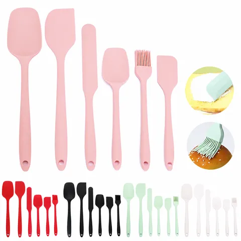 Set Di Spatole In Silicone Strumenti Da Cucina Per Pasticceria Resistente Al Calore Antiaderente Pennello Raschietto Per Crema Utensili Da Cucina