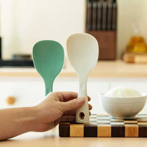 Household Vertical Silicone Rice Spoon Non Stick Rice Cooker Spoon Kitchen Cooking Tool Heat Resistant Rice Paddle