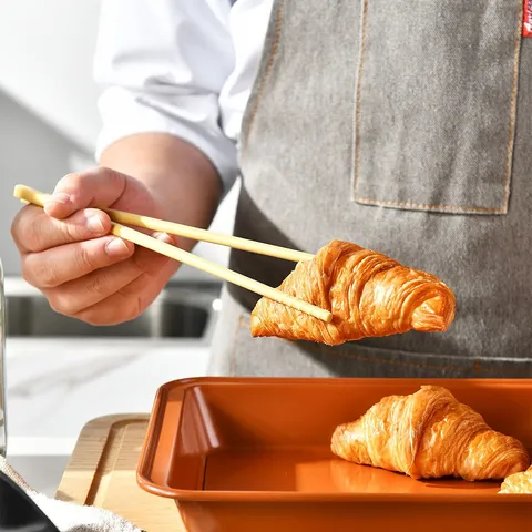 Cuillère et Baguettes en Silicone de Qualité Alimentaire Vaisselle Portable Résistante à la Chaleur pour Bureau École Maison