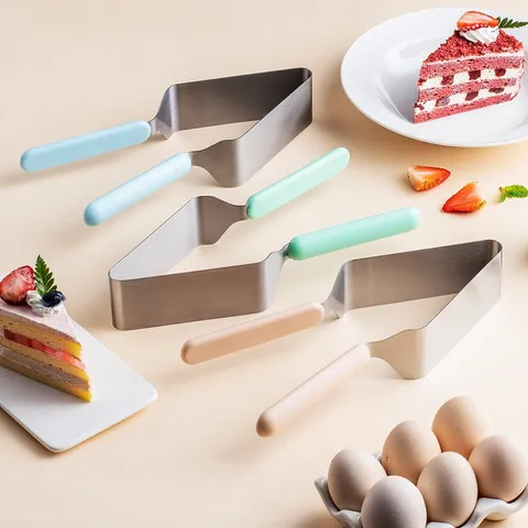 Tagliatorte in Acciaio Inossidabile Paletta per Torte Divisore per Torte Utensile da Pasticceria per Feste di Compleanno Casa