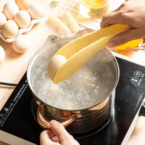 Pinze per Alimenti in Silicone Resistente al Calore a Forma di Foglia Pinza da Cucina Integrata