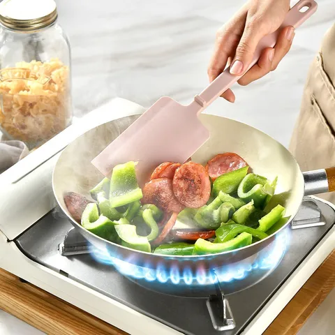 Spatola da Forno in Silicone per Uso Alimentare Spatola in Gomma Flessibile Resistente al Calore per Miscelazione di Crema per Torte Strumento da Forno da Cucina