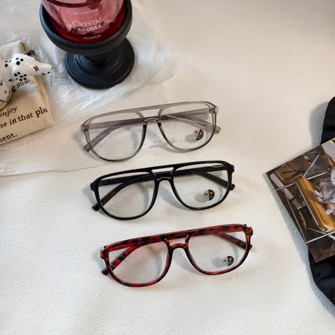 Gafas de Sol Aviador Vintage de Doble Puente Fotocromáticas Bloqueo de Luz Azul Protección UV400 Gafas Retro Moda Hombre Mujer