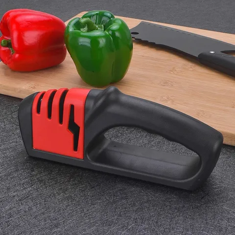 Multifunctional Kitchen Knife Sharpener Portable Plastic Ergonomic Handheld Sharpener Tool For Home Kitchen Cooking