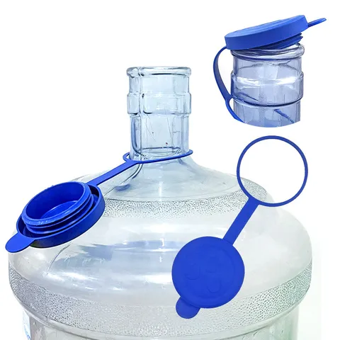 Universal Silicone Water Bucket Dustproof Cover Dispenser Bottle Cap Sealing Ring Leak-Proof Water Jug Lid