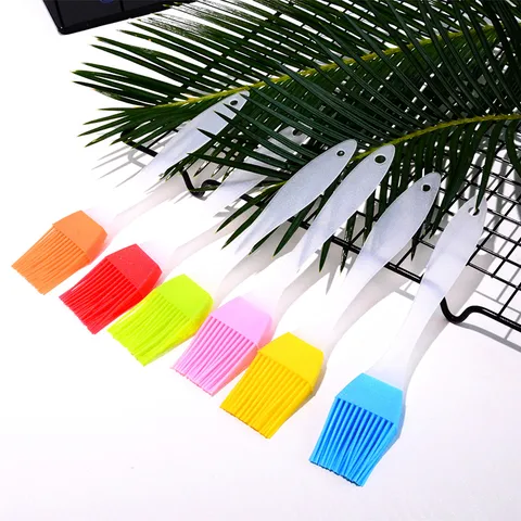 Silicone Basting Brush Heat Resistant Pastry Brush For BBQ Baking Cake Oil Brush Kitchen Cooking Tool