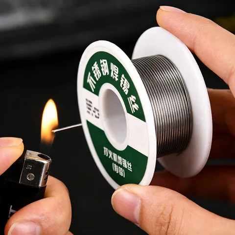 Multifunktionales Edelstahl Lötzinn Hochreines Draht für Haushalt Metall Reparatur und Schweißwerkzeuge