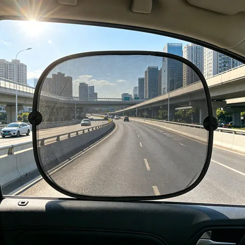 Auto Raam Zonnescherm Mesh Zijraam Zonnescherm Universele Zwarte Auto Zonbescherming Hoes Met Zuignappen