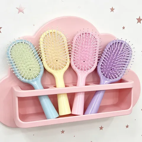 Portable Cushion Hair Brush Cute Macaron Color Hair Styling Massage Comb For Women Daily Use
