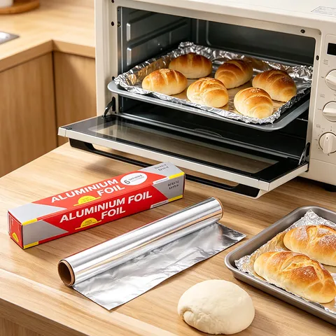 Heavy Duty Aluminum Foil Roll Food Wrapper Kitchen Baking Barbecue Tin Foil Paper Roll Household Cooking Tool