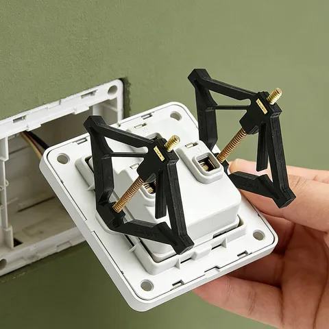 Wall Switch Junction Box Repairer for Loose Sockets and Wall Cassettes Durable Plastic and Metal Build
