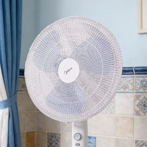 Elektrischer Ventilator Staubschutz Sicherheitsnetz Schutzhülle Polyester Atmungsaktiver Ventilator Schutz
