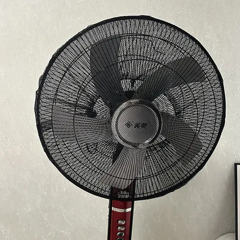 Elektrischer Ventilator Staubschutz Sicherheitsnetz Schutzhülle Polyester Atmungsaktiver Ventilator Schutz