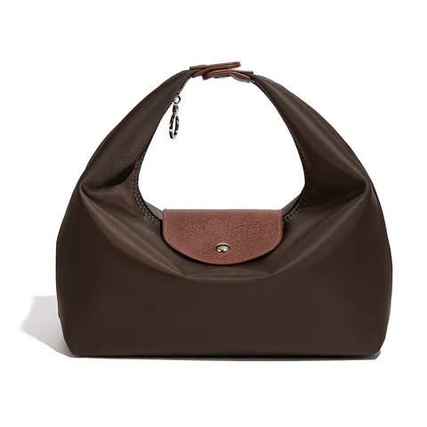 Wasserdichte Nylon Tragetasche Für Frauen Große Kapazität Knödel Umhängetasche Lässige Reise Handtasche Klassische Klappe Top Handle Umhängetasche