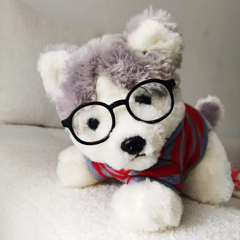 Retro Runde Haustierbrille Mode Sonnenbrille Klare Linse Brillen Foto Requisiten Für Kleine Mittlere Hunde Katzen Cool Zubehör