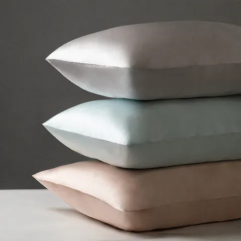 Taie d'Oreiller en Soie de Mûrier de Luxe Lisse Respirante Soin Capillaire Housse de Oreiller Luxe Léger Couleur Unie Literie