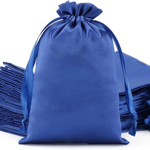 Satijn Trekkoord Pouch Zijde-achtige Geschenkverpakking Tas Snoep Sieraden