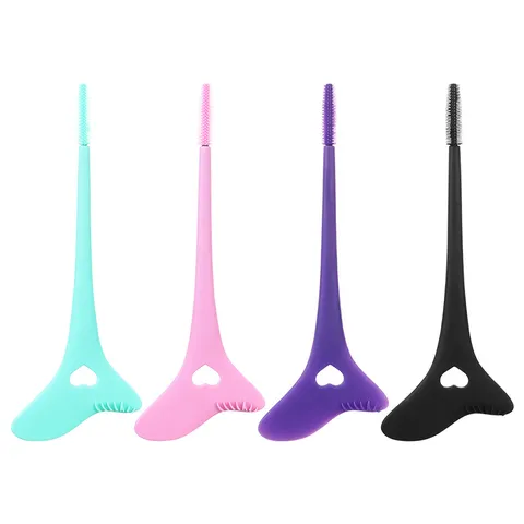 Multifunctional Silicone Eyeliner Stencil Eyelash Brush Makeup Tool Portable Eye Makeup Assistant For Women Beauty