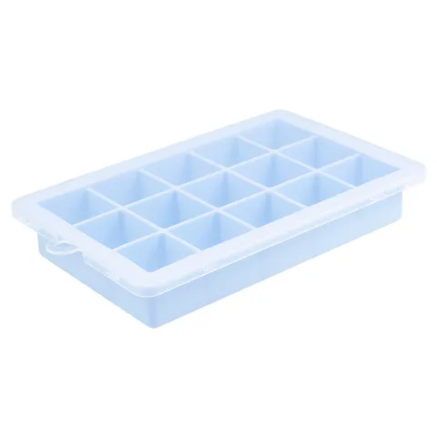 Food Grade Silicone Ice Cube Tray With Lid 15 Grids Round Ice Ball Mold Whiskey Ice Maker Kitchen Bar Tool