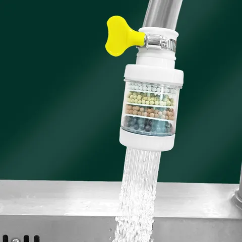 Universal Faucet Aerator Splash-Proof Water Saving Filter Tap Extender Kitchen Washbasin Rotating Nozzle Adjustable