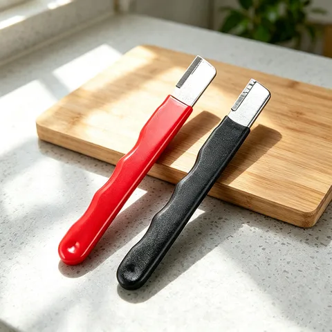 Portable Household Knife Sharpener Quick Kitchen Tool With Ergonomic Handle For Garden Pruning Shears And Kitchen Knives