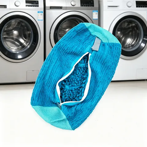 Sac de Lavage de Chaussures Ménager Sac à Linge en Filet Respirant Pochette de Soin Anti-Déformation pour Machine à Laver