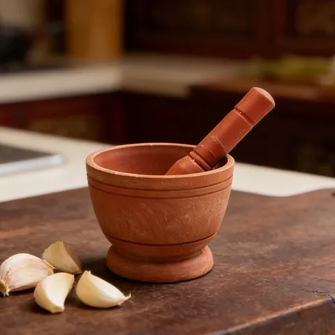 Handmatige Knoflookpers Kunststof Vijzel En Stamper Set Keuken Knoflookmolen Chili Slijpkom Huishoudelijk Knoflookstamper