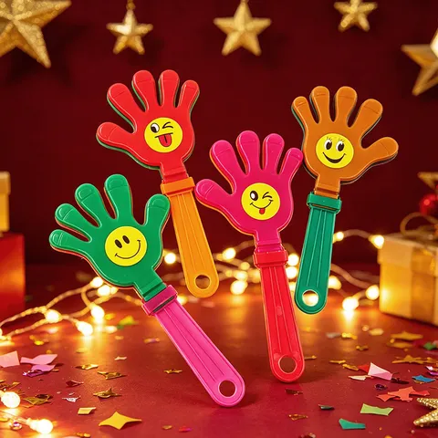Plastic Hand Clapper Cheering Props Novelty Palm Clapping Toy For Concert Party And Sports Events Noise Maker