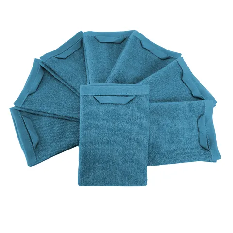 Set di Asciugapiatti in Cotone 100% Trama a Nido d'Ape Strofinaccio Assorbente a Quadri con Asola per Appendere per Casa Ristorante