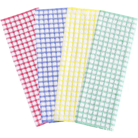 Strofinacci da Cucina in Cotone Waffle Panni Assorbenti per Pulizia Stoviglie Domestiche