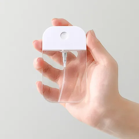 Portable Travel Spray Bottle Transparent Plastic Dispensing Bottle For Alcohol And Disinfectant Daily Use