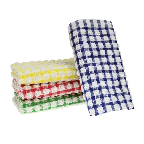Katoenen Keuken Vaatdoek Ruitjes Schoonmaakdoek Absorberend