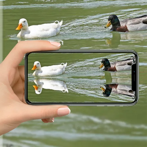 Portable Smartphone Reflection Clip Mirror Set Outdoor Photography Selfie Lens Helper Universal Mobile Phone Mirror Accessory Kit