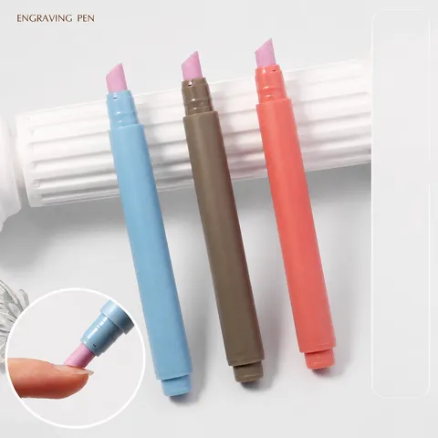 Professional Quartz Nail File Pen Cuticle Pusher Washable Nail Art Grinding Tool Portable Manicure Care Tool
