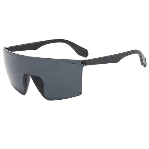Sports Sunglasses Futuristic One Piece Large Frame Cycling Goggles UV400 Windproof Outdoor Active Shield Eyewear For Men Women