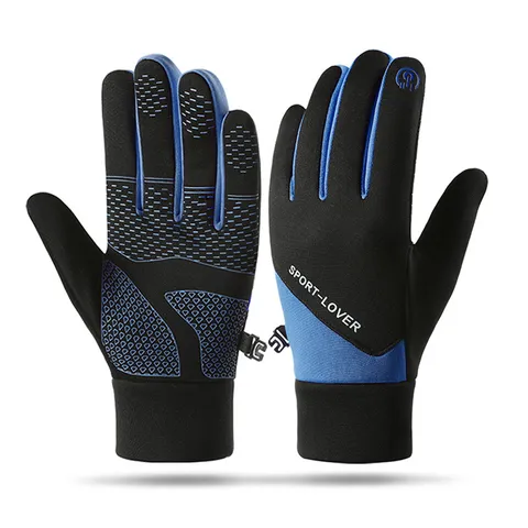 Unisex Winter Thermal Gloves Windproof Waterproof Touch Screen Cold Weather Sports Gloves For Cycling Hiking Running Outdoor