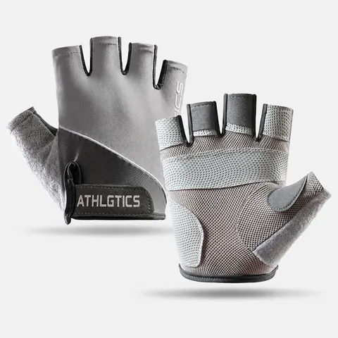 Outdoor Cycling Half Finger Sports Gloves Breathable Anti Slip Wear Resistant Fitness Workout Gloves For Men Women