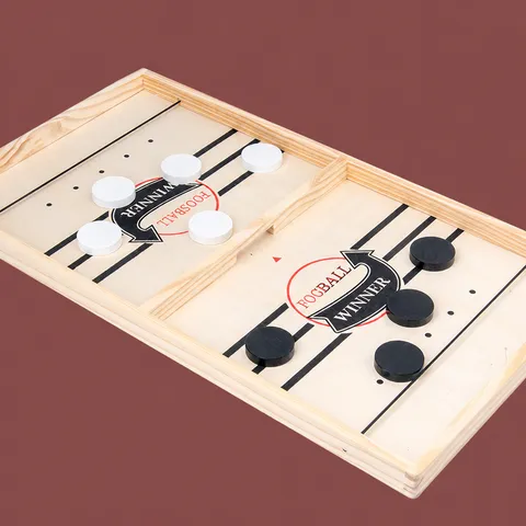 Wooden Catapult Chess Board Game Desktop Battle Toy Parent-Child Interactive Educational Toy For Kids Family Party Game