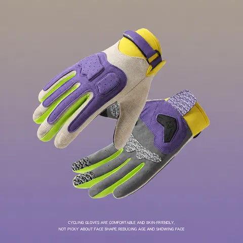 Women Motorcycle Cycling Gloves Touch Screen Anti Slip Shock Absorbing Breathable Outdoor Sports Bike Gloves