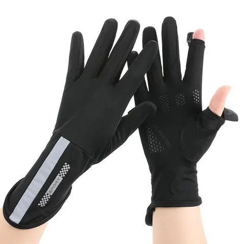 Women's Sun Protection Gloves Long Ice Silk UV Protection Breathable Anti-Slip Cycling Driving Summer Sports Gloves
