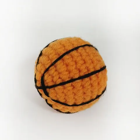Handgemaakte Gehaakte Bal Hanger Gebreid Tennis Basketbal Voetbal Biljart Speelgoed Schattige Gehaakte Ornament Tas Bedel Cadeau
