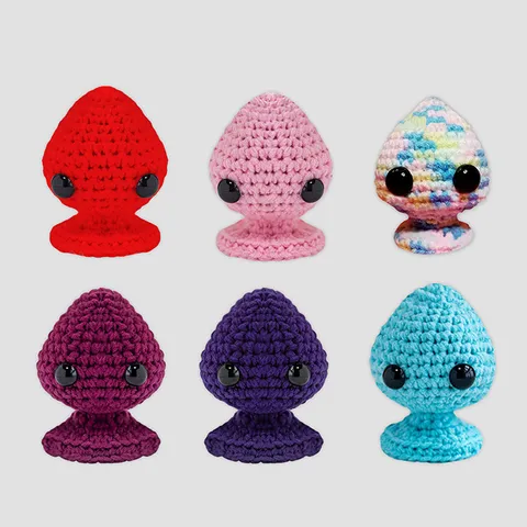 Peluche Serpente di Supporto Emotivo all'Uncinetto Lavorato a Mano Novità Bambola di Peluche Simpatico Regalo Creativo per Adulti