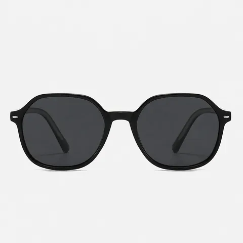 Mode Gepolariseerde Zonnebril Unisex Vintage Rond Polygoon Rand UV400 Bescherming PC Frame TAC Lens Outdoor Rijden Bril