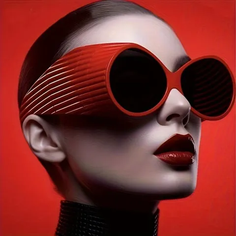 Vintage Oval Oversized Sunglasses For Women Men Retro Side Shields Fashion Shades UV400 Protection Unique Design Eyewear