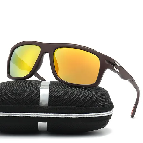 Sports Sunglasses For Men Women Polarized UV400 Protection Colorful Mirror Lens PC Frame Cycling Driving Fashion Sunglasses