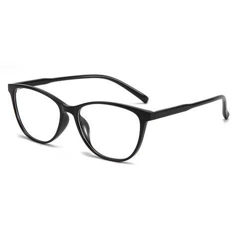 Ultraleicht TR90 Oval Brillengestell Anti Blaulicht Klar Linse Vollrand Optischer Rahmen Für Unisex Tägliche Büro
